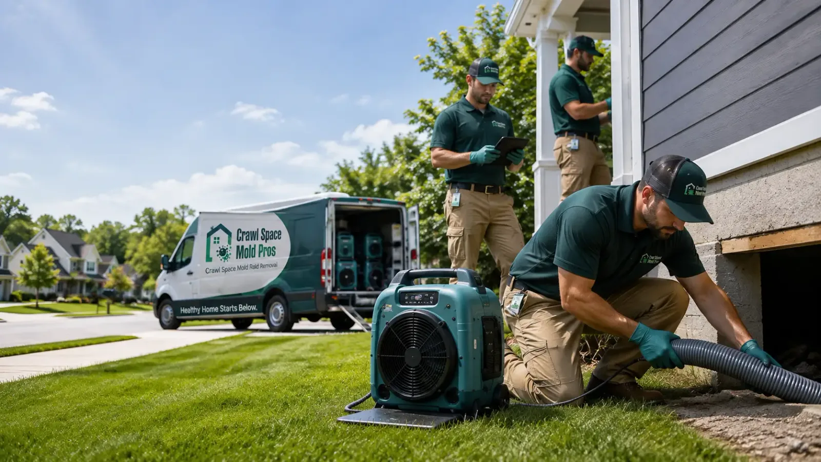 Crawl Space Mold Removal in Empire, CA